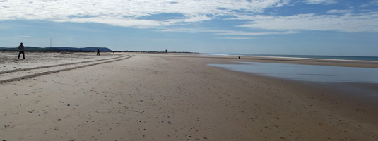 Playa Los Bateles en Conil