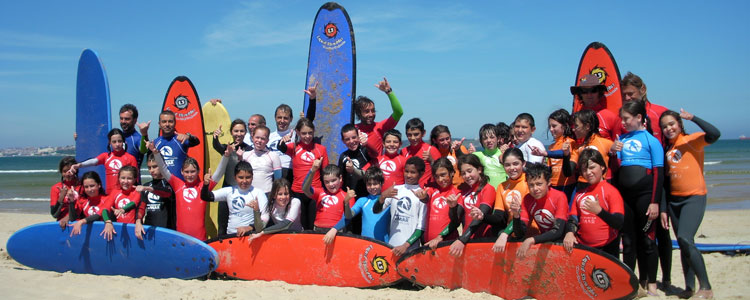 Clases de surf para niños